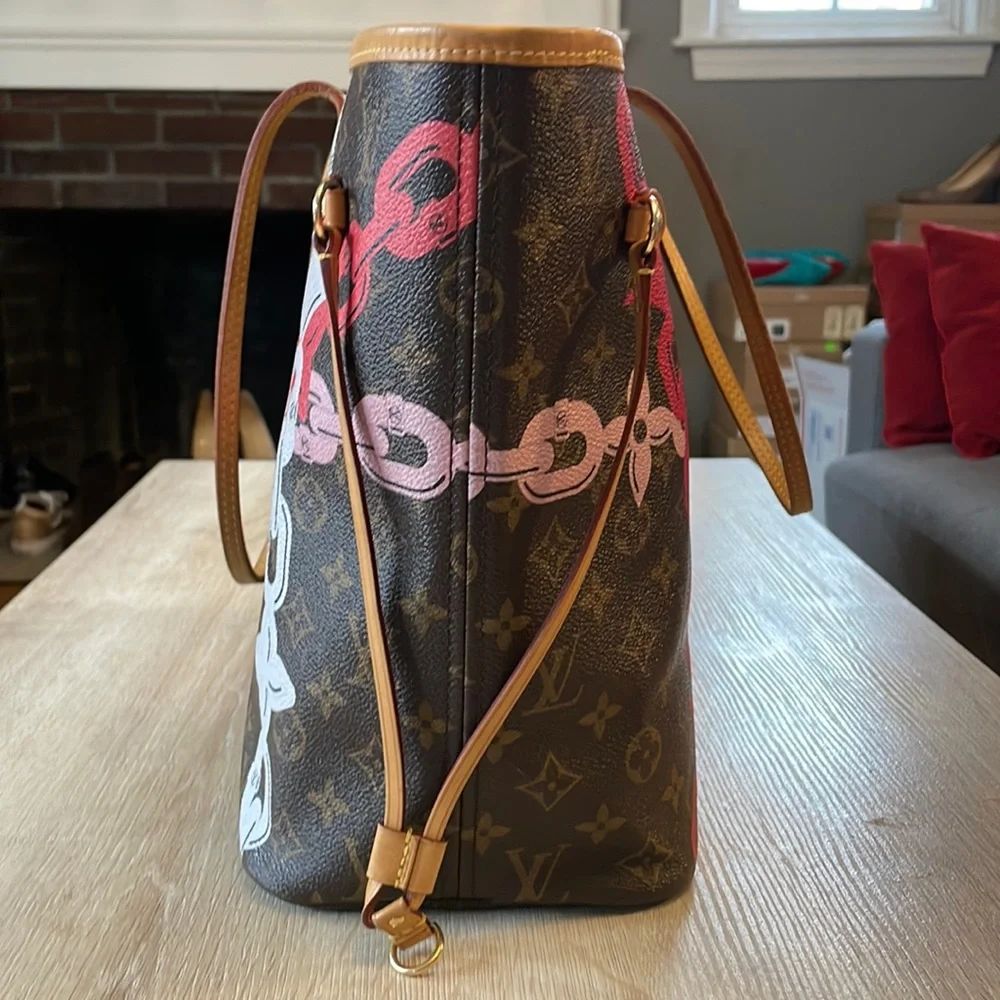 🛑SOLD🛑🌟Louis Vuitton Limited Edition Neverfull MM Bay Chain🌟 - Picture 4 of 16